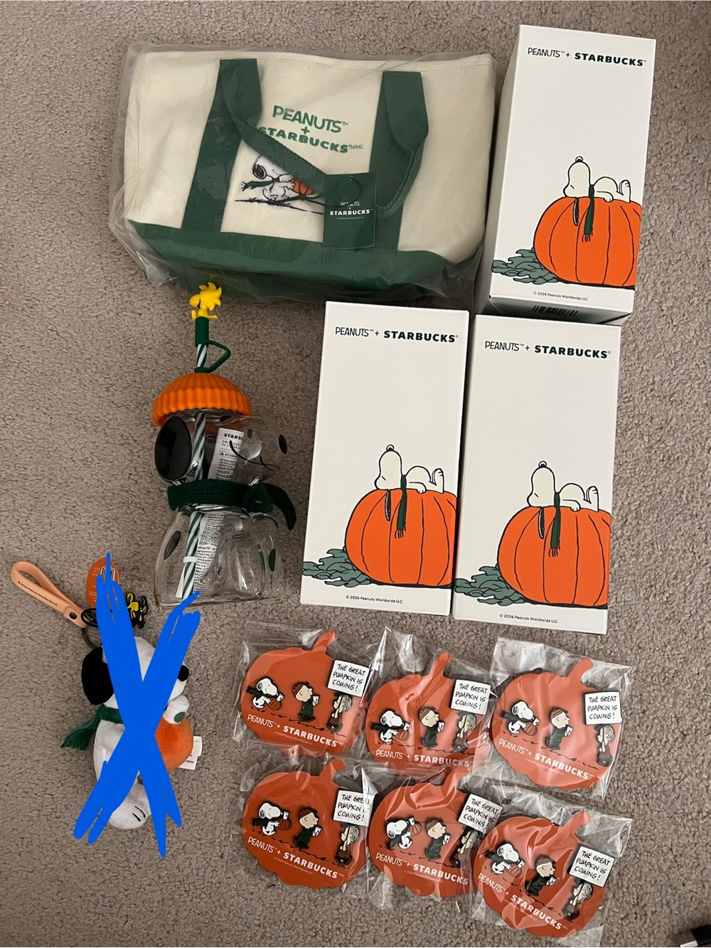 Starbucks x Peanuts BIG LOT